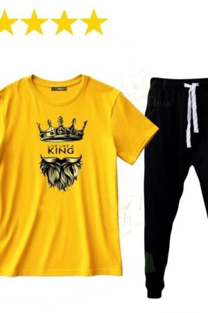 Men's Cotton Printed Tracksuit