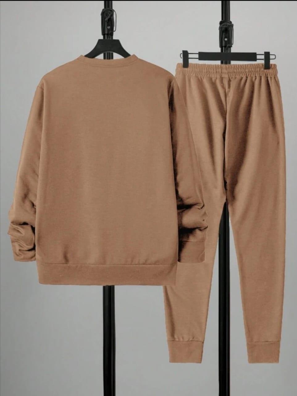 2 Pcs Unisex Dri fit Printed sweatshirt Tracksuit - Image 2